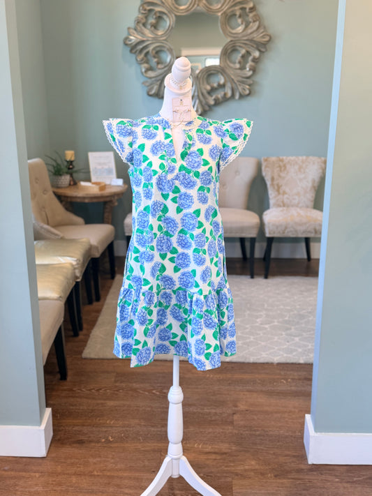 Hydrangea House Dress
