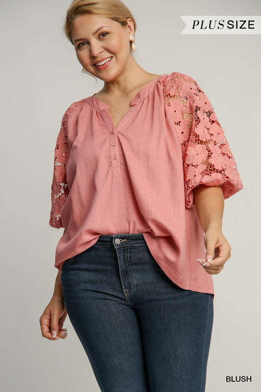 Blush Floral Top (P)