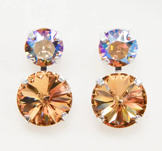 Honey Harvest Stacked Earrings