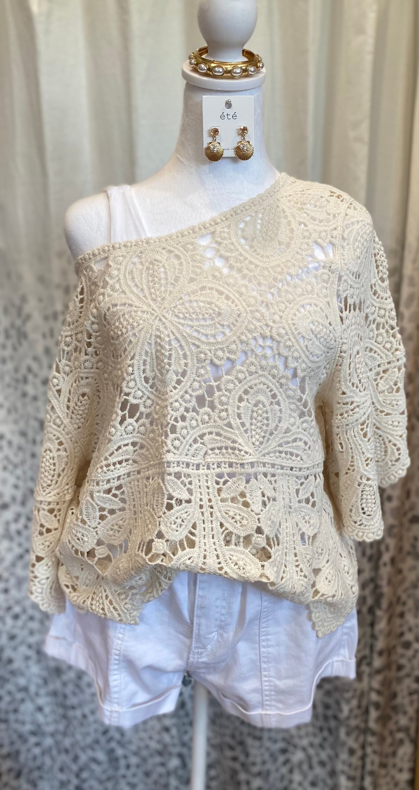 Boho Crochet Sweater