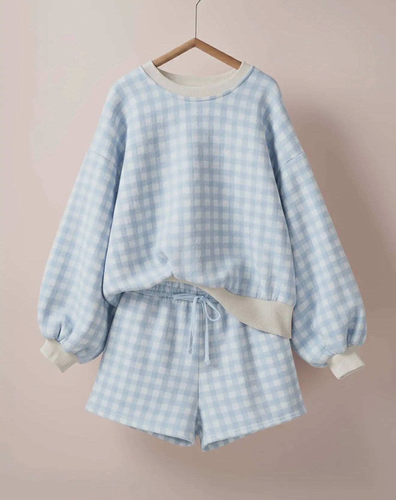 Gingham Two Piece Short Set