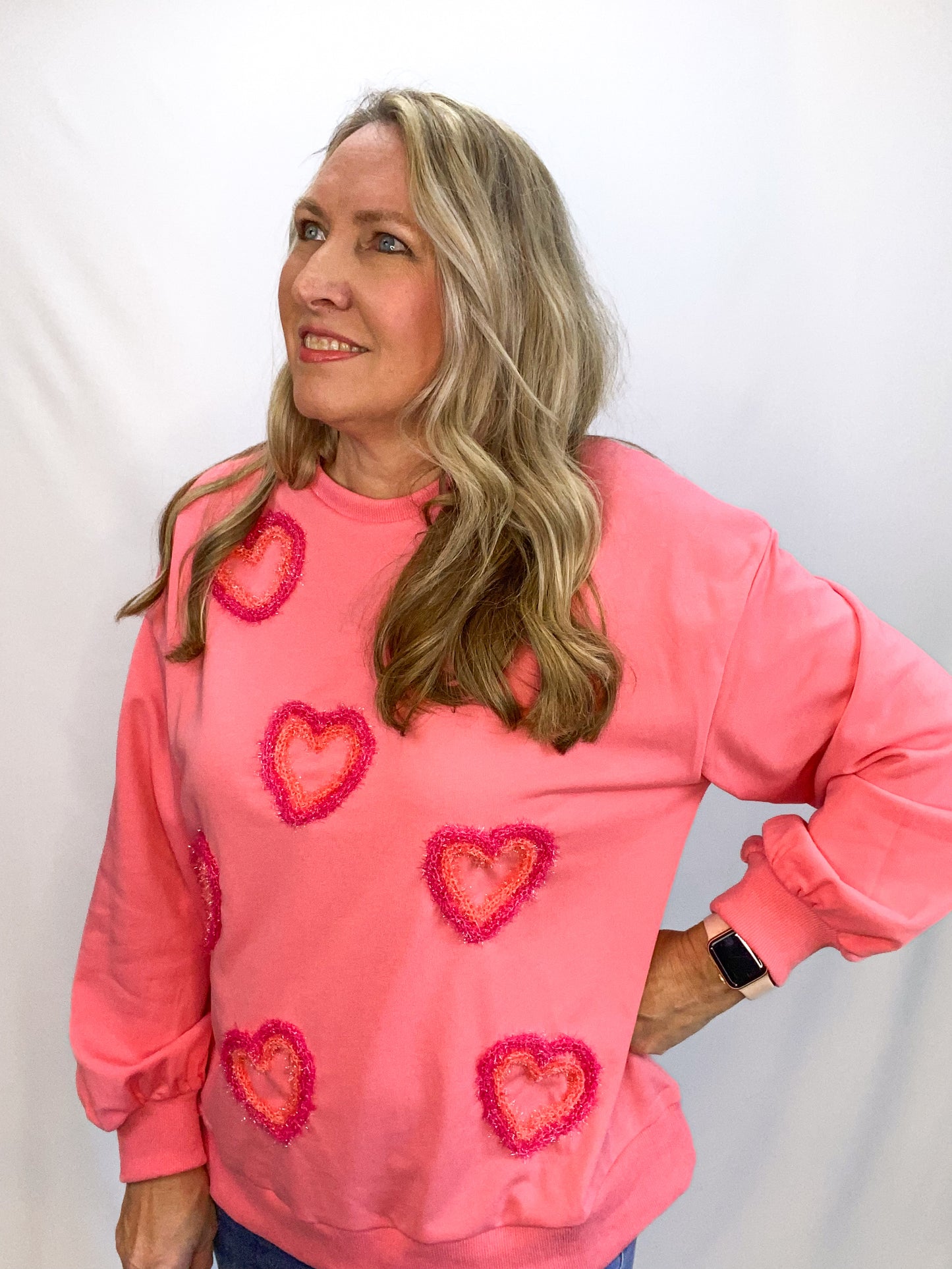 Pucker Up Pink Heart Top