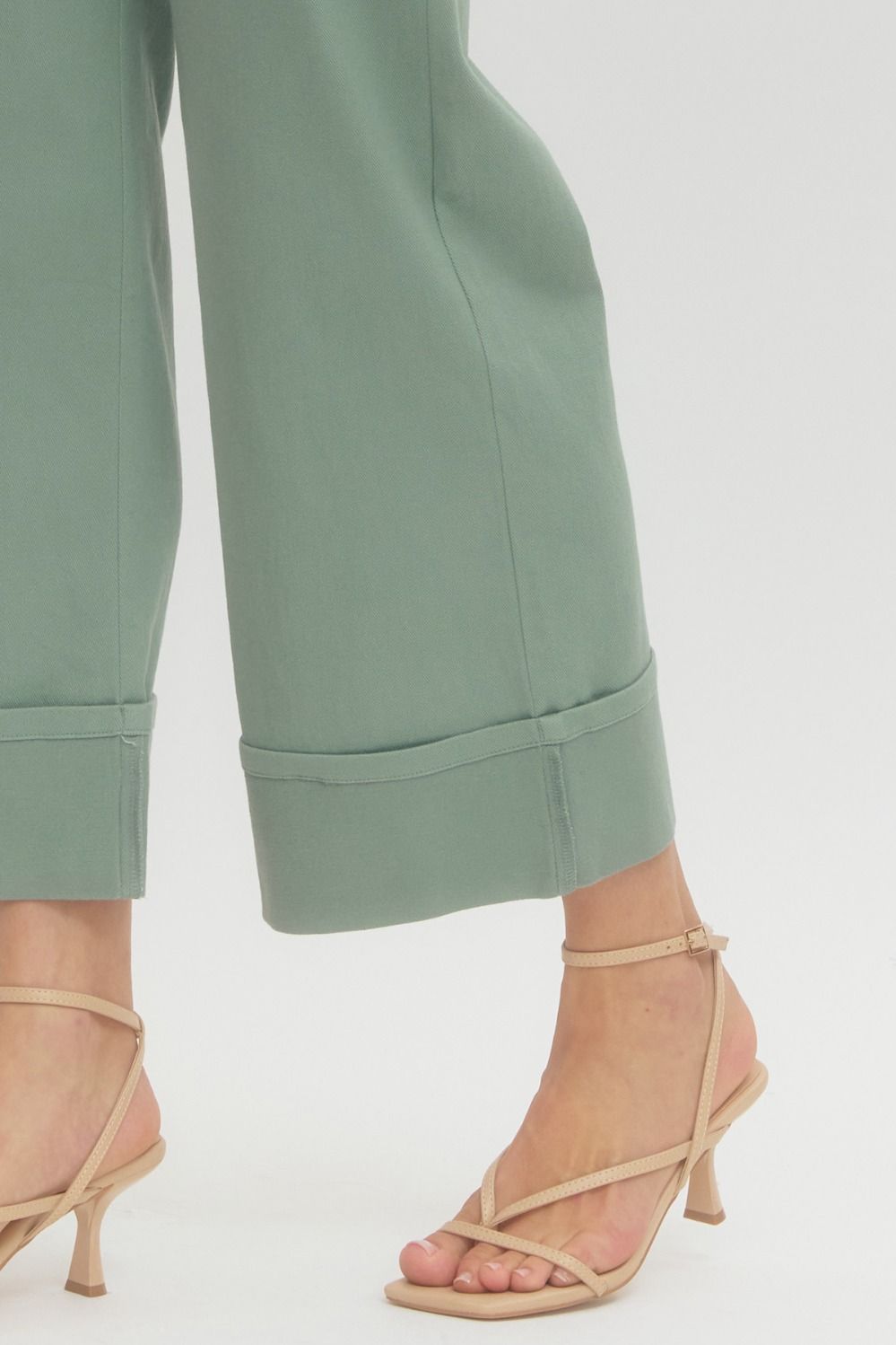 Seafoam Cuffed Pants