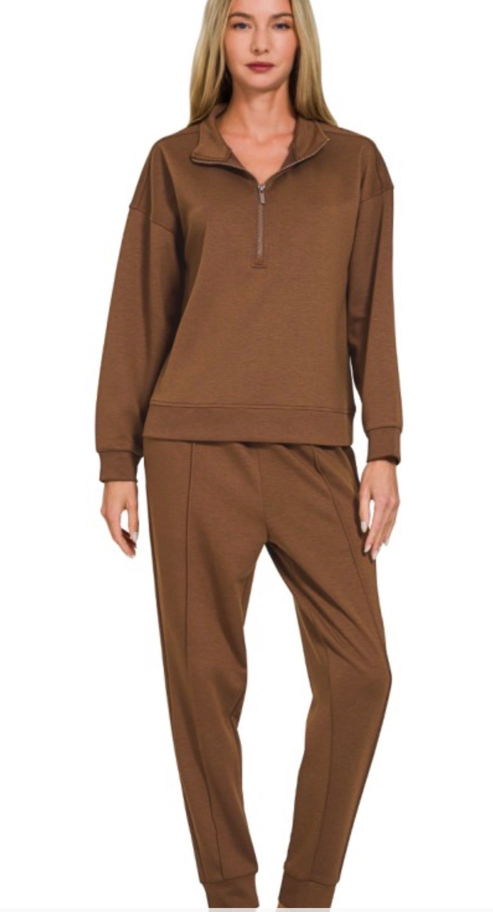 Brown 1/2 Zip Scuba Set