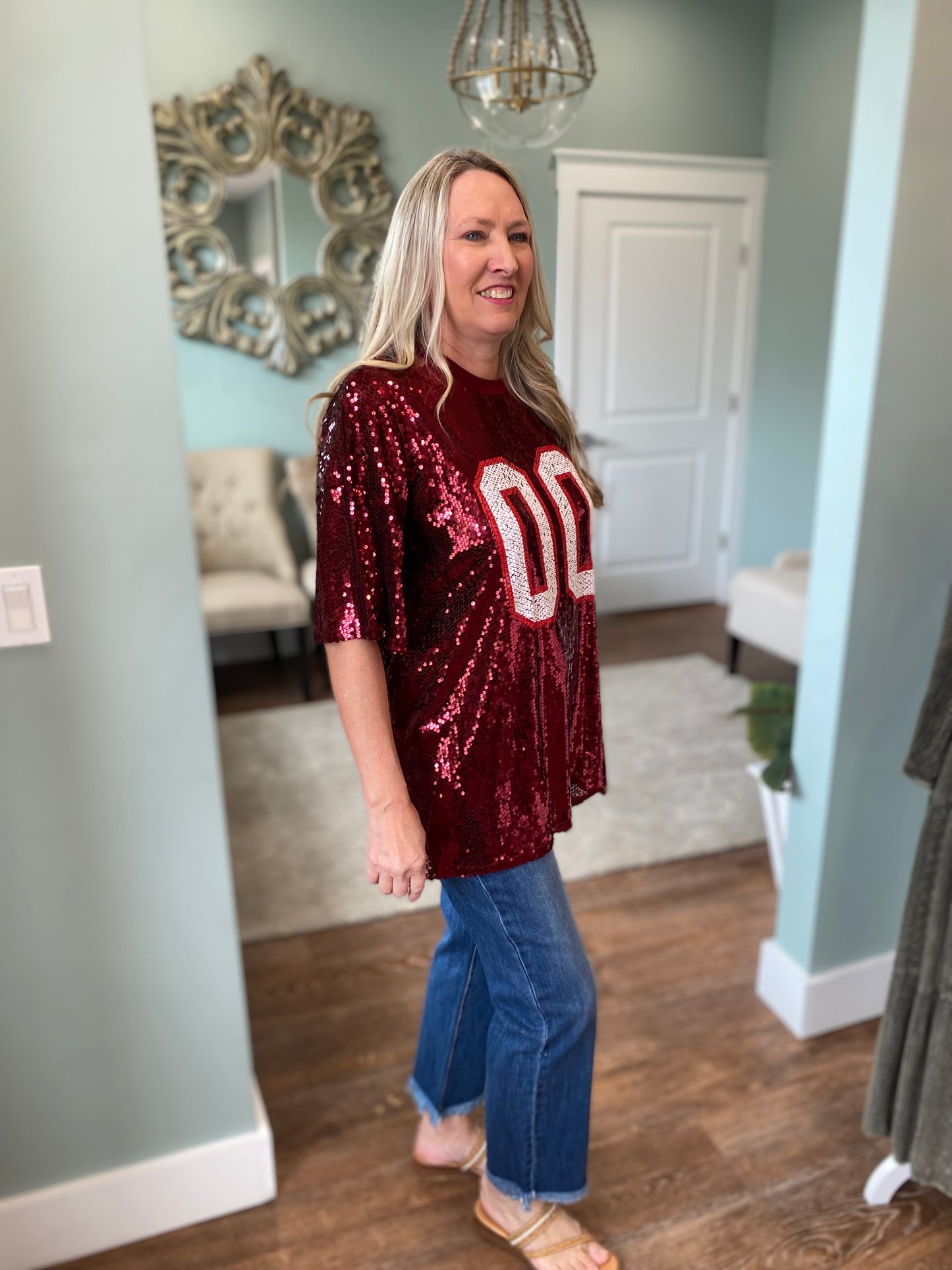 Sequin Spirit Gameday Jersey