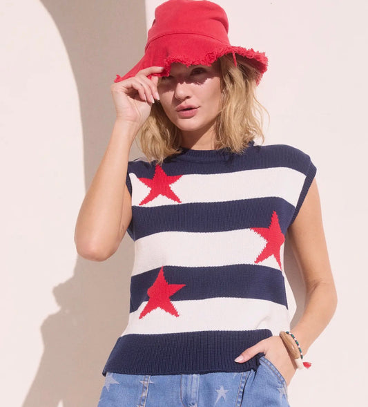 Stars Forever Sweater Top