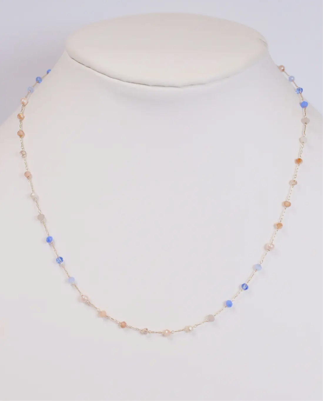 Beaded Blue Necklace