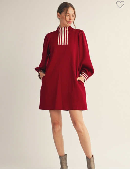 Sporty Stripe Dress