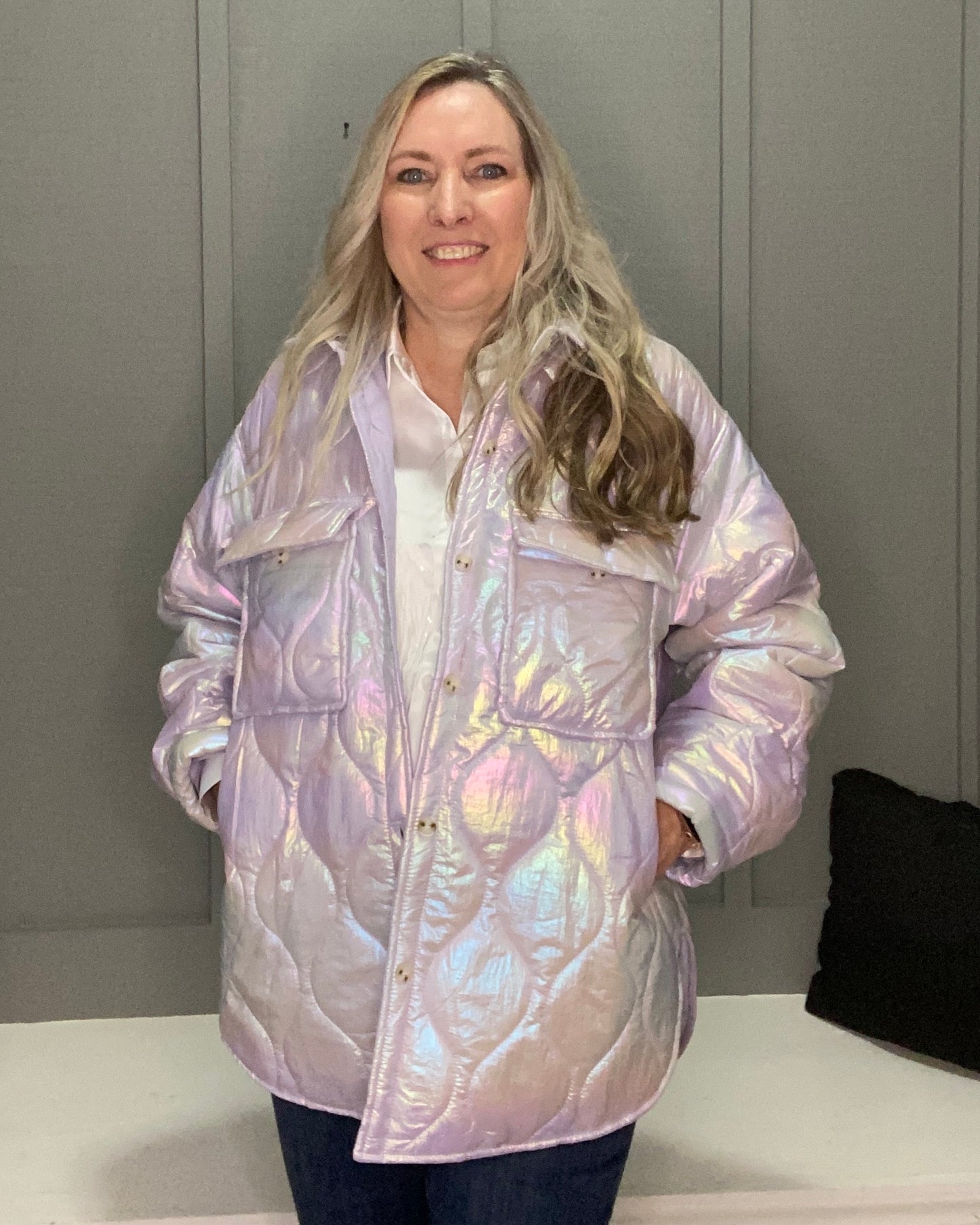 Hello Holographic Jacket