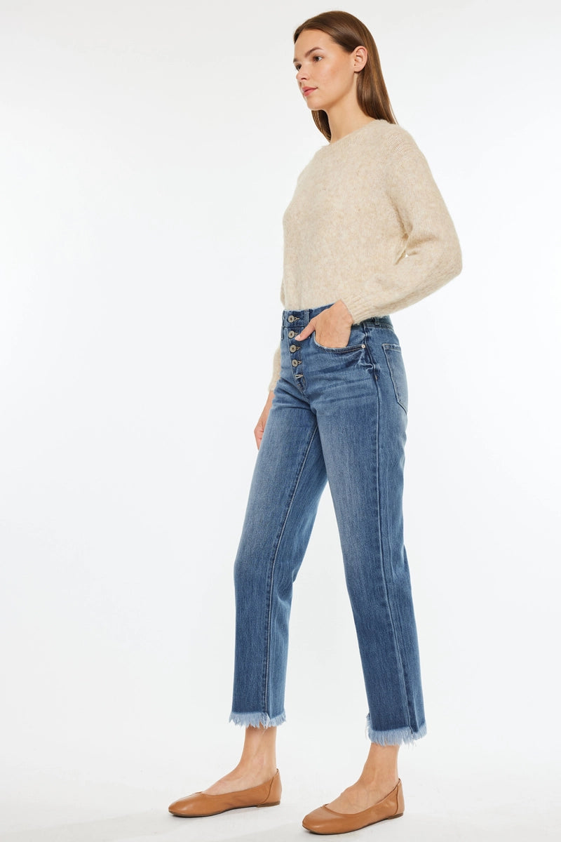 KanCan Jeans: High Rise Straight Leg